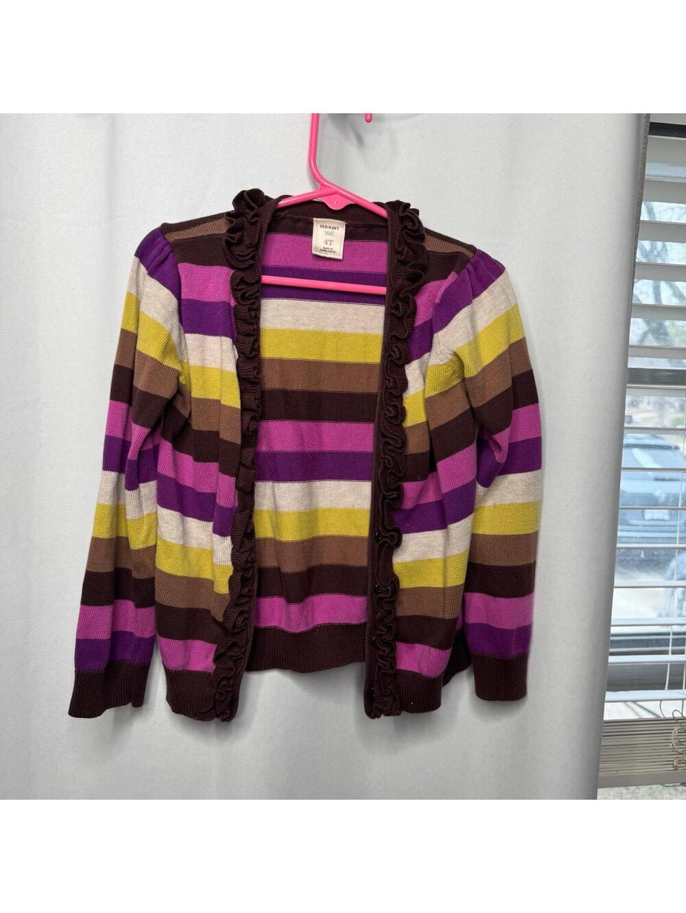Old navy striped cardigan sweater 4T